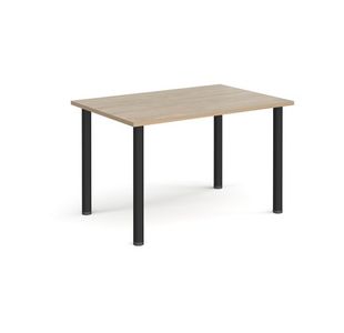 Rectangular radial leg meeting table