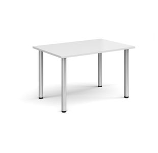 Rectangular radial leg meeting table