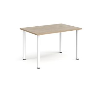 Rectangular radial leg meeting table