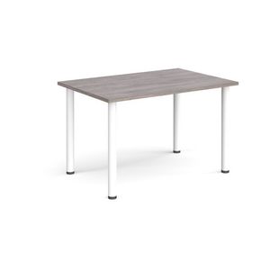 Rectangular radial leg meeting table