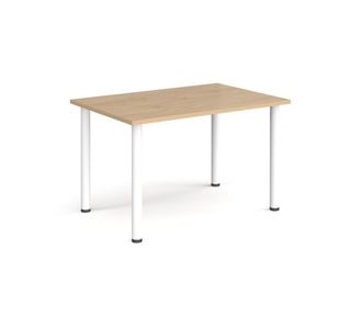 Rectangular radial leg meeting table