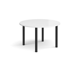 Circular radial leg meeting table