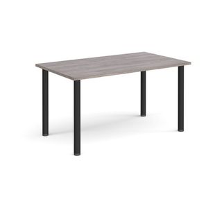 Rectangular radial leg meeting table