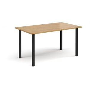 Rectangular radial leg meeting table