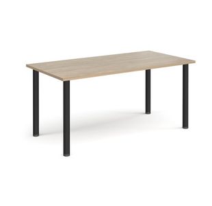 Rectangular radial leg meeting table