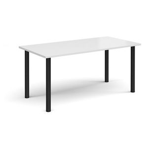 Rectangular radial leg meeting table