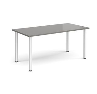 Rectangular radial leg meeting table