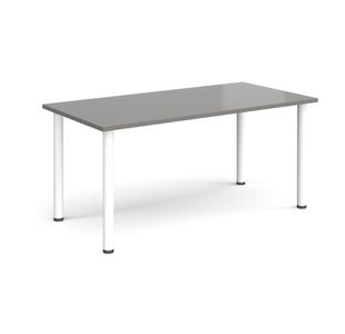 Rectangular radial leg meeting table