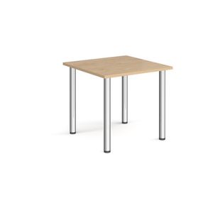 Rectangular radial leg meeting table