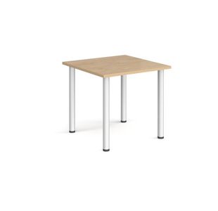 Rectangular radial leg meeting table