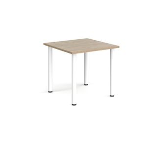 Rectangular radial leg meeting table