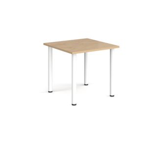 Rectangular radial leg meeting table