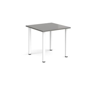 Rectangular radial leg meeting table