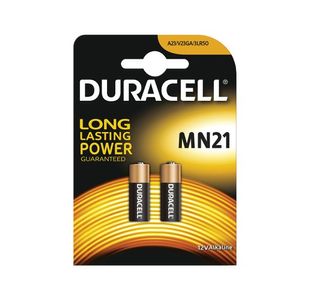 Duracell 12V Mn21 Car Alarm Battery Pk2