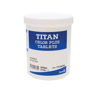 Titan Chlor Plus Chlorine Tabs Tub 200