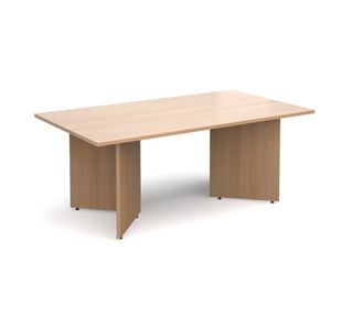 Arrow head leg rect boardroom table