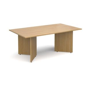 Arrow head leg rect boardroom table