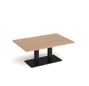 Eros rect coffee table twin uprights