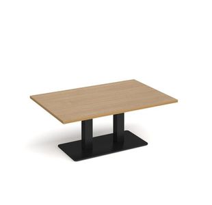 Eros rect coffee table twin uprights