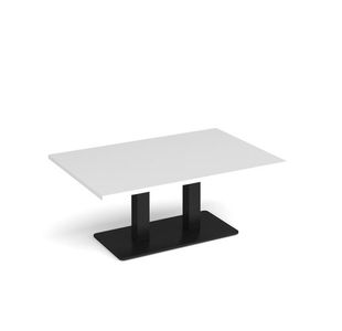 Eros rect coffee table twin uprights