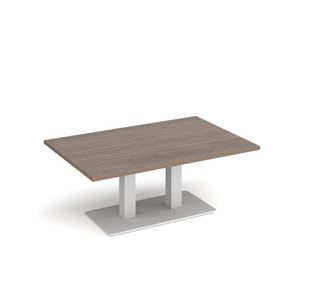 Eros rect coffee table twin uprights