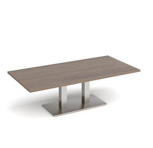 Eros rect coffee table twin uprights