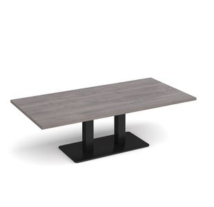 Eros rect coffee table twin uprights