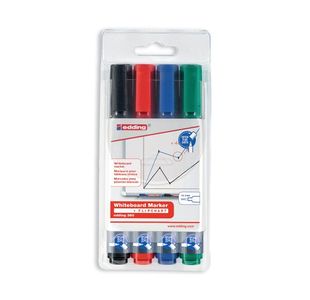 Edding 360 Drywipe Marker Ast Pk4