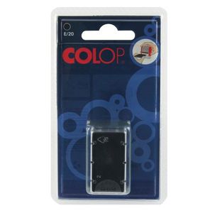 Colop E/20 Repl Pad Black E20BK Pk2