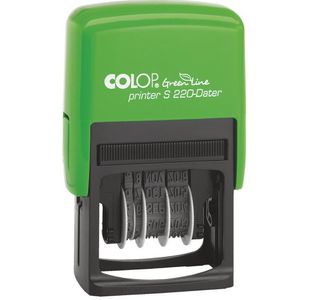 Colop S220 Green Line Date Stamp