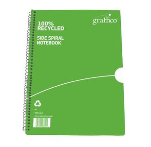 Graffico Recyc Wbnd Notebook A5 Pk10