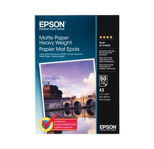 Epson A3 Matte Paper Hwt Pk50 So41261