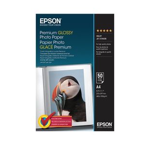 Epson A4 Premium Glossy Photo Paper Pk50