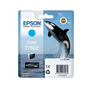 Epson Ink Cartridge Cyan T7602