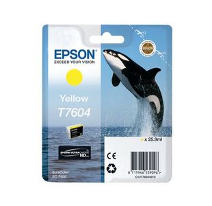 Epson Ink Cartridge Yellow T7604