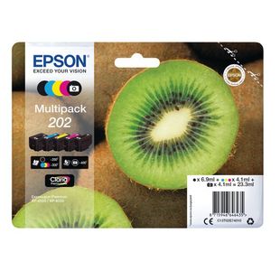 Epson 202 Ink Multipack CMYK/Pht Blk