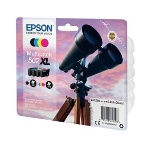 Epson 502XL Ink Cart Multipack CMYK