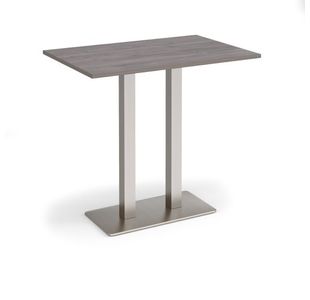 Eros rect poseur table twin uprights