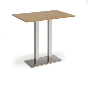 Eros rect poseur table twin uprights