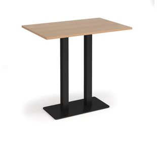 Eros rect poseur table twin uprights