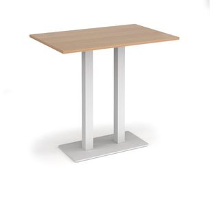 Eros rect poseur table twin uprights