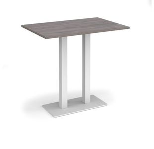 Eros rect poseur table twin uprights