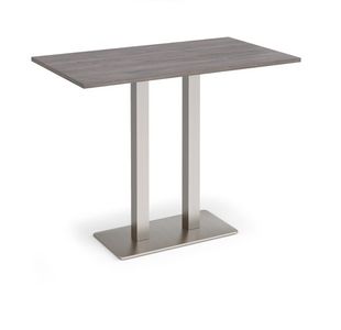 Eros rect poseur table twin uprights