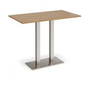 Eros rect poseur table twin uprights