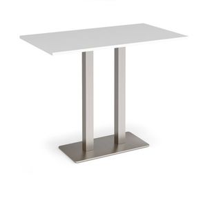 Eros rect poseur table twin uprights