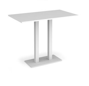 Eros rect poseur table twin uprights