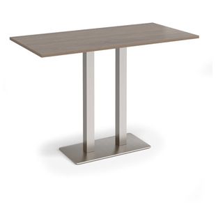 Eros rect poseur table twin uprights