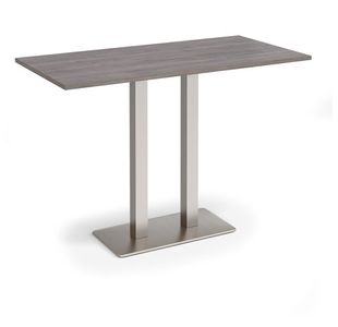 Eros rect poseur table twin uprights