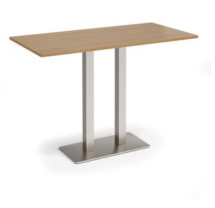 Eros rect poseur table twin uprights