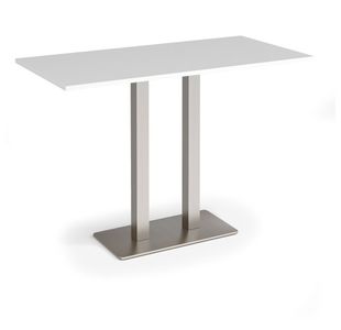 Eros rect poseur table twin uprights